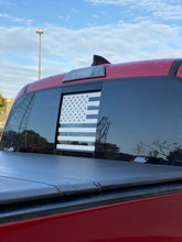 Load image into Gallery viewer, Centered Toyota Tacoma USA Flag Decal (05-21)
